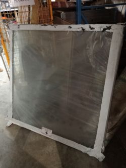 FLAT ROOF WINDOW 1200 MM X 1200 MM WITH FRAME SLIGHT DAMAGE