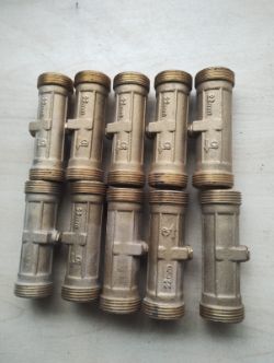 22MM BRASS DOUBLE CHECK VALVE ONE - WAY - NON RETURN FITTINGS - WRAS - JOBLOT OF 10