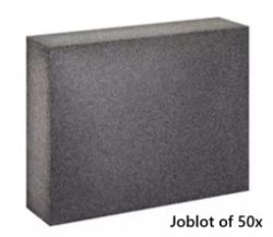 JOBLOT OF 50X FOAMGLAS T3+ CELLULAR GLASS INSULATION SLAB 17 X 45 X 60 CM 0.81M2 PACK OF 3