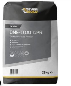 JOB LOT EVERBUILD ONE COAT GPR GENERAL PURPOSE RENDER 25KGX 40 BAGS