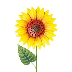 72PCS GARDEN SUMMER BRANDED STOCK TO CLEAR- GARDEN METAL FLOWER,DECORATED STAKES -