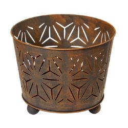 6 PCS GARDEN SUMMER BRANDED STOCK TO CLEAR - METAL FIRE PIT 39CM