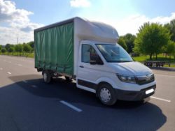 2019 (19 PLATE) MAN TGE 140BHP TDI 35T LWB CURTAIN SIDER – EURO 6 >>--NO VAT ON HAMMER--<<