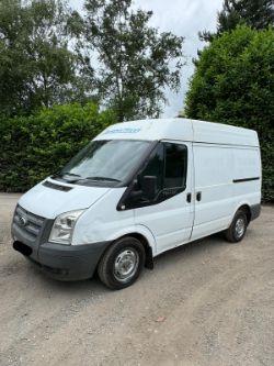 2012 FORD TRANSIT 100 T280 FWD PANEL VAN – 2.2 DIESEL – MANUAL – WHITE – 6 SPEED – 3 SEATS