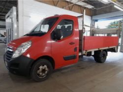 2017 VAUXHALL MOVANO LWB 3.5 TON DROPSIDE TRUCK – TWIN REAR WHEELS