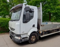 2010 RENAULT MIDLUM 7.5 TON DROPSIDE RIGID TRUCK