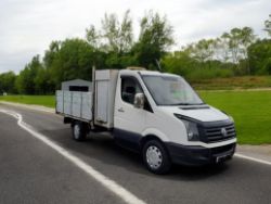 2014 (64) VOLKSWAGEN CRAFTER LWB DROPSIDE PICK-UP >>--NO VAT ON HAMMER--<<