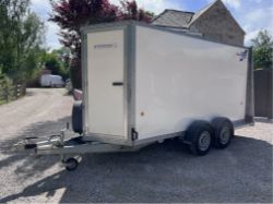 IFOR WILLIAMS BOX TRAILER BV125 6’ MODEL – 12FT X 5FT X 6FT INTERNAL >>--NO VAT ON HAMMER--<<