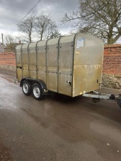 IFOR WILLIAMS TA510 12FT CATTLE TRAILER (NO VAT ON HAMMER)