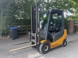 2014 JUNGHEINRICH DIESEL COUNTERBALANCE FORKLIFT TRUCK