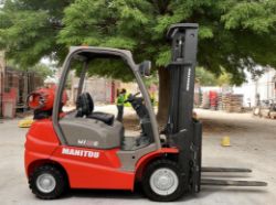 MANITOU MI25G – 2017 – 2.5T LPG FORKLIFT WITH DUPLEX MAST
