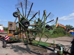 KRONE SWADRO 761 TWIN ROTOR GRASS RAKE – STEERING AXLE