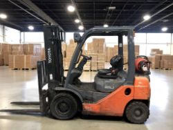 2015 TOYOTA 02-8FGF20 LPG FORKLIFT – 2,000KG CAPACITY