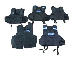 5 X EX POLICE BODY ARMOUR COVERS USED GRADE 1 RRP £84.95