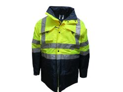 8 X EX POLICE HIGH VIS / BLUE JACKETS & FLEECE USED WORKFASHION SEYN