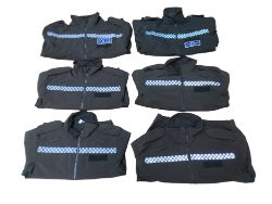 6 X EX POLICE SOFT SHELL JACKETS USED GRADE 2 RRP £89.94