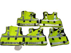 5 X EX POLICE S.A.T SIOEN BODY ARMOUR COVERS GRADE 1 RRP £84.95