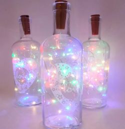 40 X GLASS LOVE BOTTLES