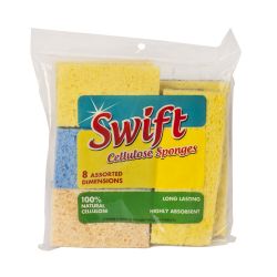 326 PKS OF 8 ASSORTED SWIFT CELLULOSE SPONGES