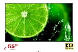 NEC MULTISYNC® E-SERIES ESSENTIAL 4K 55 INCH LARGE FORMAT DIGITAL SIGNAGE DISPLAY