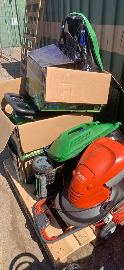 FAULTY LAWNMOWER PALLET