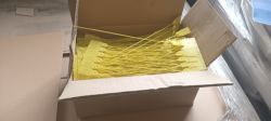 PALLET OF OVER 7000 X CONTAINER LOCKS AND CARDBOARD TOPS