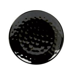 48 PCS NEW BRANDED KITCHEN CATERING PRODUCTS TO CLEAR-21CM BLACK MELAMINE SIDE PLATE