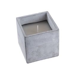 48 PCS BRAND NEW SUMMER HOME GARDEN STOCK TO CLEAR - 9.5CM CITRONELLA CANDLE IN SQUARE CEMENT POT