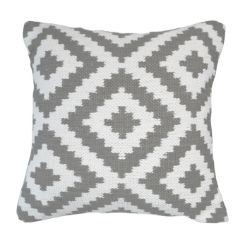 12 PCS BRAND NEW SUMMER INDOOR/OUTDOOR - 45CM GREY AND WHITE PET SHOWERPROOF SCATTER CUSHION