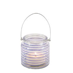 96PCS - NEW STOCK HOME LIVING BRANDED STOCK TO CLEAR- 10CM LILAC GLASS TEA LIGHT HOLDERS