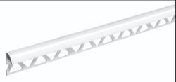 850 PIECES OF 10MM PVC SUPERGLOSS QUADRANT TILE TRIM WHITE GLOSS 1.83M