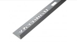 900 PIECES OF HOMELUX 8MM METAL STRAIGHT EDGE TRIM GUN METAL GREY 2.44M