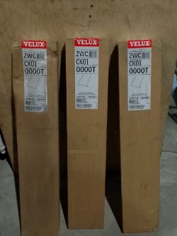 3X VELUX ZWC CK01 0000T WINDOW PROFILES