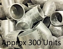 300PCS JOBLOT POLYPIPE TERRAIN HDPE BENDS 56MM 50MM 40MM