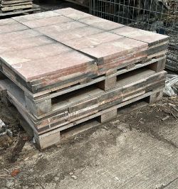 150X ALICANTE MARBLE HONED PATH/PATIO TILES 40X20CM X 20MM