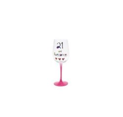 120 X BRAND NEW JUST SAYING GIN GLASS 21ST