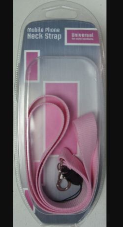 1131 X PINK MOBILE PHONE NECK STRAP (115)