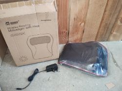 SHIATSU BACK NECK & SHOULDER MASSAGER WITH HEAT DEEP KNEADING MUSCLE PAIN RELIEF NEW IN ORIGINAL BOX