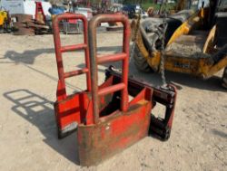 HYDRAULIC CARDBOARD/PAPER CLAMP – FORKLIFT ATTACHMENT – SUIT LINDE, NISSAN, DIESEL/GAS FORKLIFTS