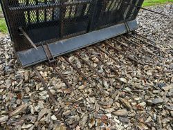 STRIMECH BUCK RAKE 8FT ** ( NEEDS REPAIR TOP OF RAM )**