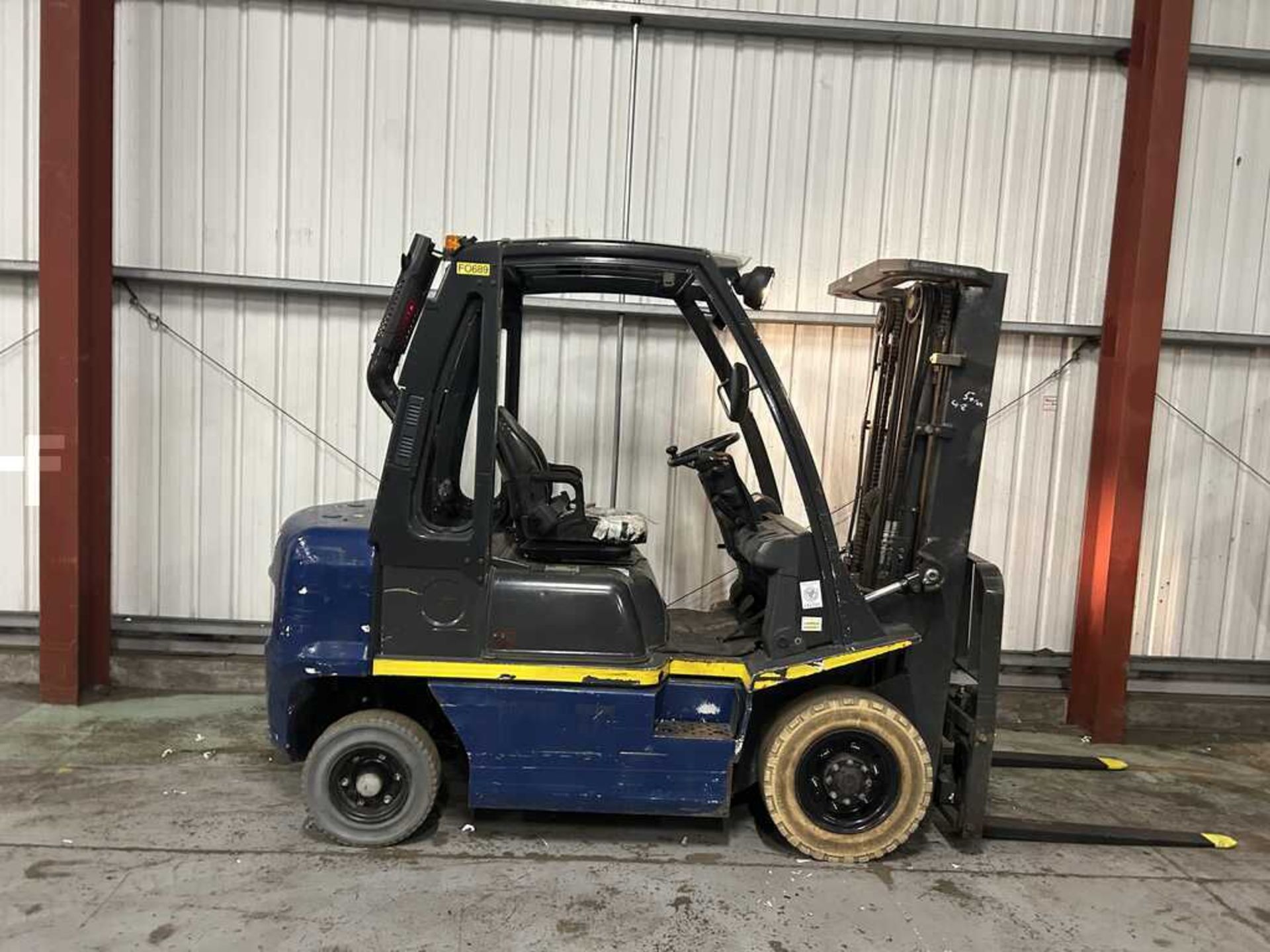2014 NISSAN Y1D2A25Q DIESEL FORKLIFT – 2,500 KG CAPACITY - Image 5 of 6