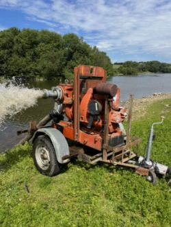 GODWIN 4-INCH WATER PUMP WITH DIESEL LISTER ENGINE