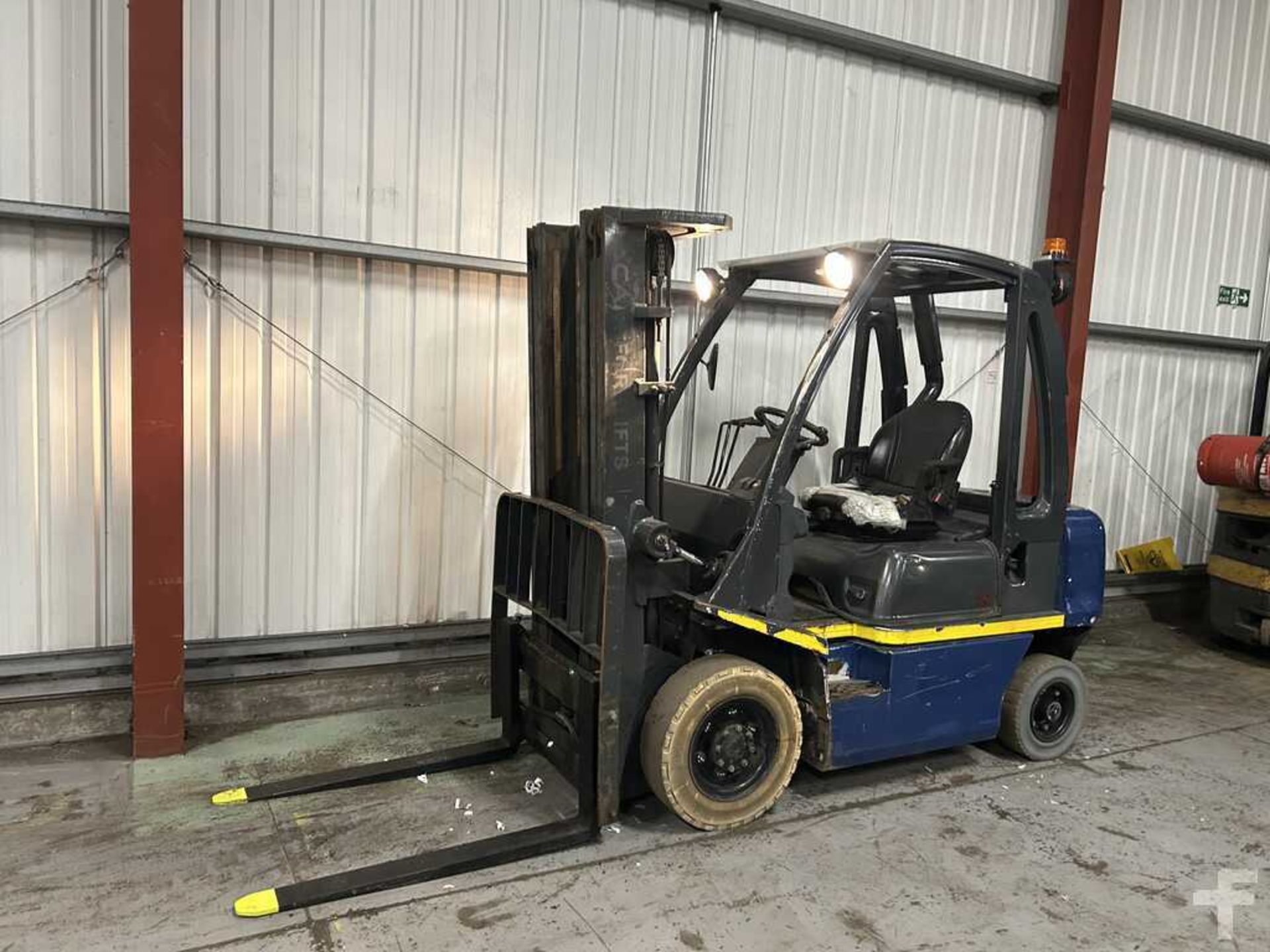 2014 NISSAN Y1D2A25Q DIESEL FORKLIFT – 2,500 KG CAPACITY - Image 2 of 6