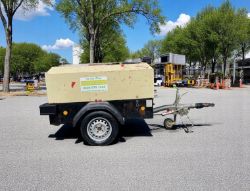 2014 DOOSAN 7/31E ROAD TOWABLE COMPRESSOR – 3 M³/MIN – YANMAR DIESEL – 6 KVA GENERATOR