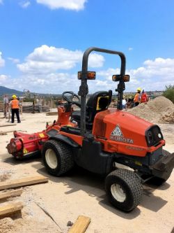 2012 KUBOTA F2880 FLAIL MULCHER RIDE-ON MOWER