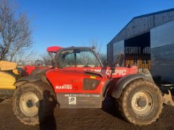 2009 MANITOU MT741-120 TURBO TELEHANDLER – 7 METER REACH