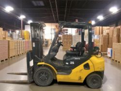 2018 KOMATSU FG25HT-17 LPG FORKLIFT – 2,500KG CAPACITY, TRIPLEX MAST