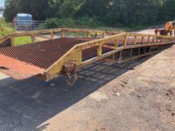 FORKLIFT CONTAINER LOADING RAMP – SUITABLE FOR WASTE, RECYCLING & SHIPPING