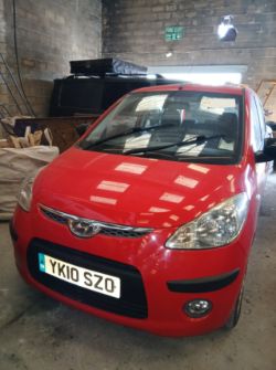 2010 HYUNDAI I10 STYLE – HATCHBACK – 1248CC PETROL >>--NO VAT ON HAMMER--<<