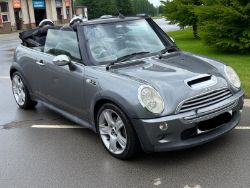 2007 MINI COOPER S CONVERTIBLE – 1.6L PETROL – MANUAL – GREY >>--NO VAT ON HAMMER--<<